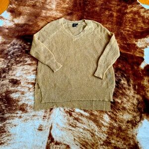 ASOS DESIGN oversized knit V-neck sweater